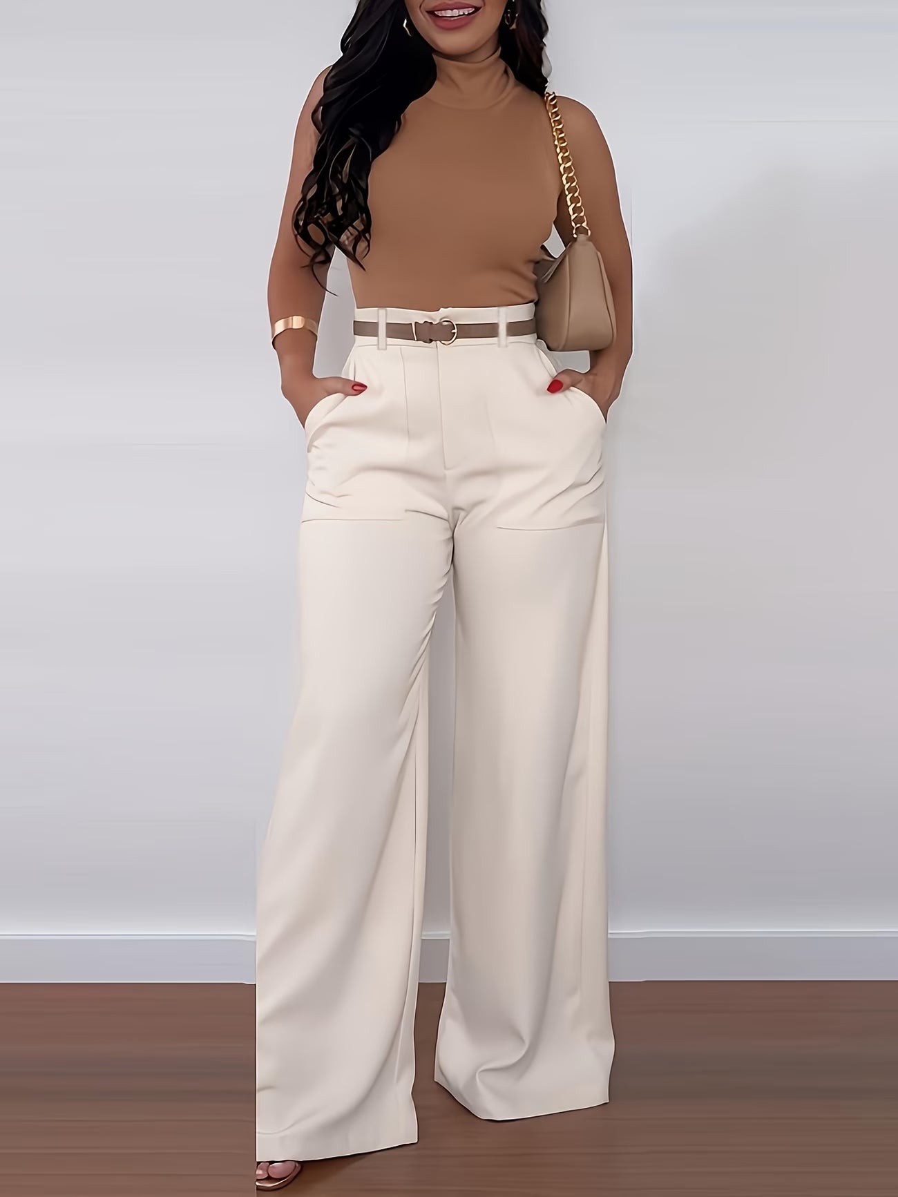 Elegant Wide-Leg Trousers.