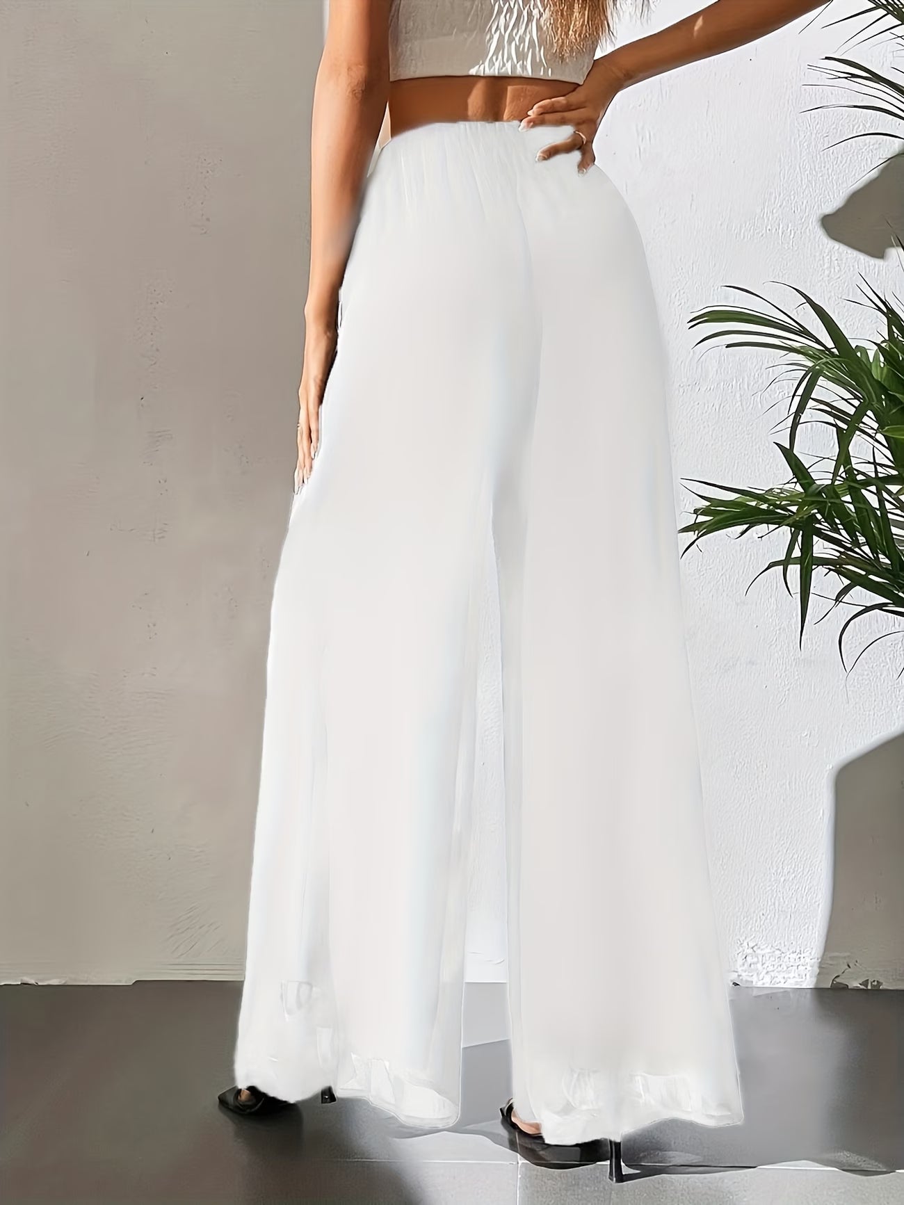 Elegant Wide-Leg Trousers.