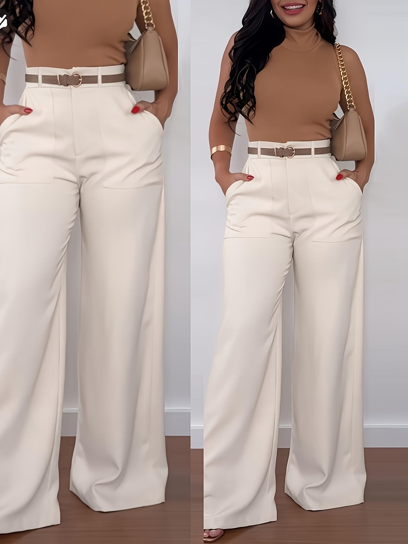 Elegant Wide-Leg Trousers.