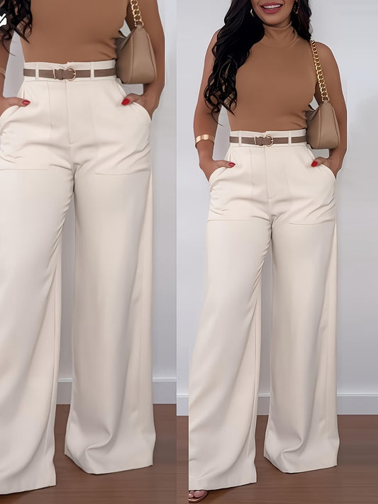 Elegant Wide-Leg Trousers.