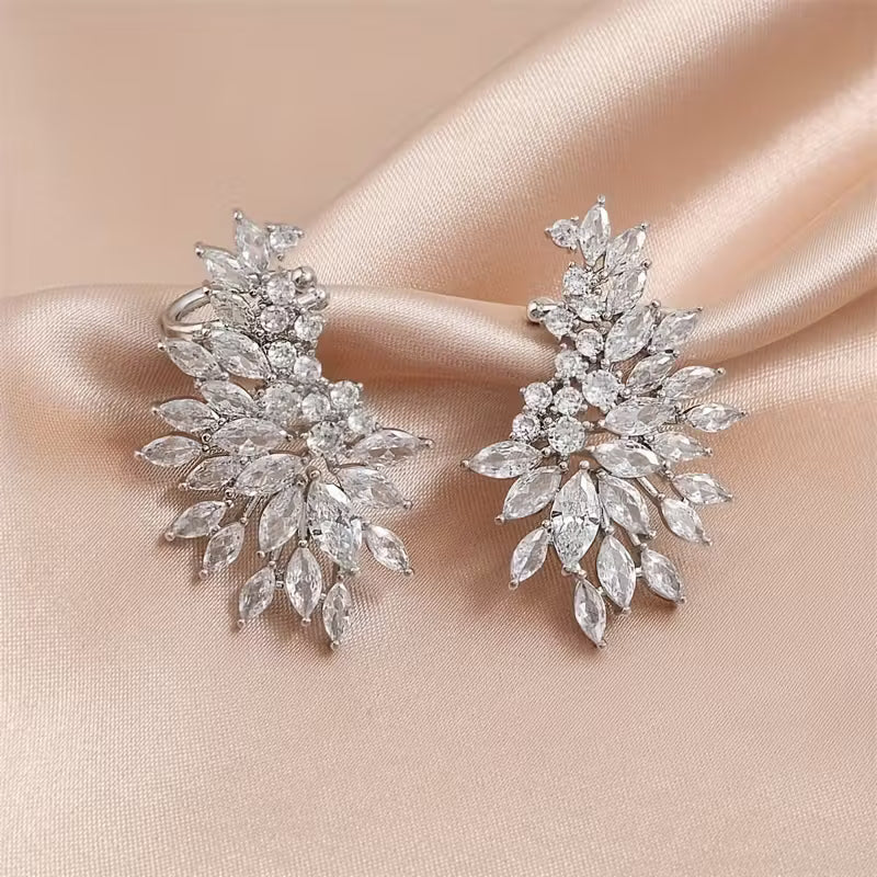 Elegant Wing Stud Earrings