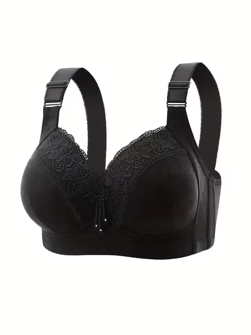 Elegant Lace Push-Up Bra.