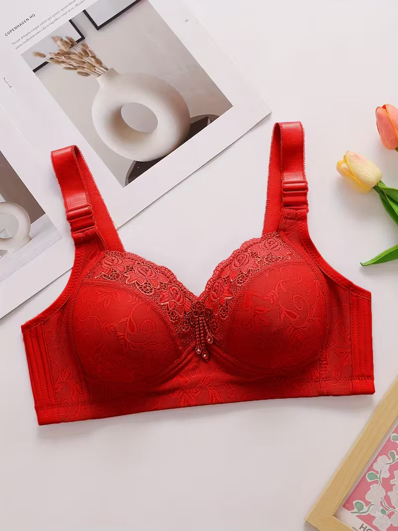 Elegant Lace Push-Up Bra.