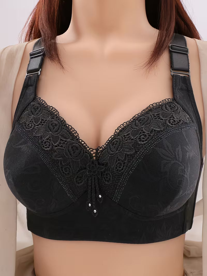 Elegant Lace Push-Up Bra.
