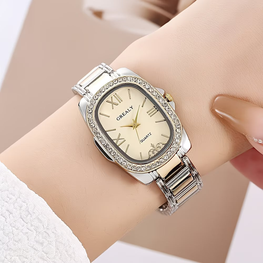 Elegant Oval Dress Watch for Women.
