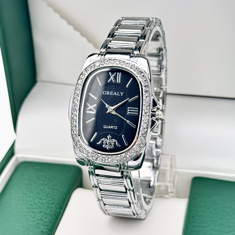 Elegant Oval Dress Watch for Women.