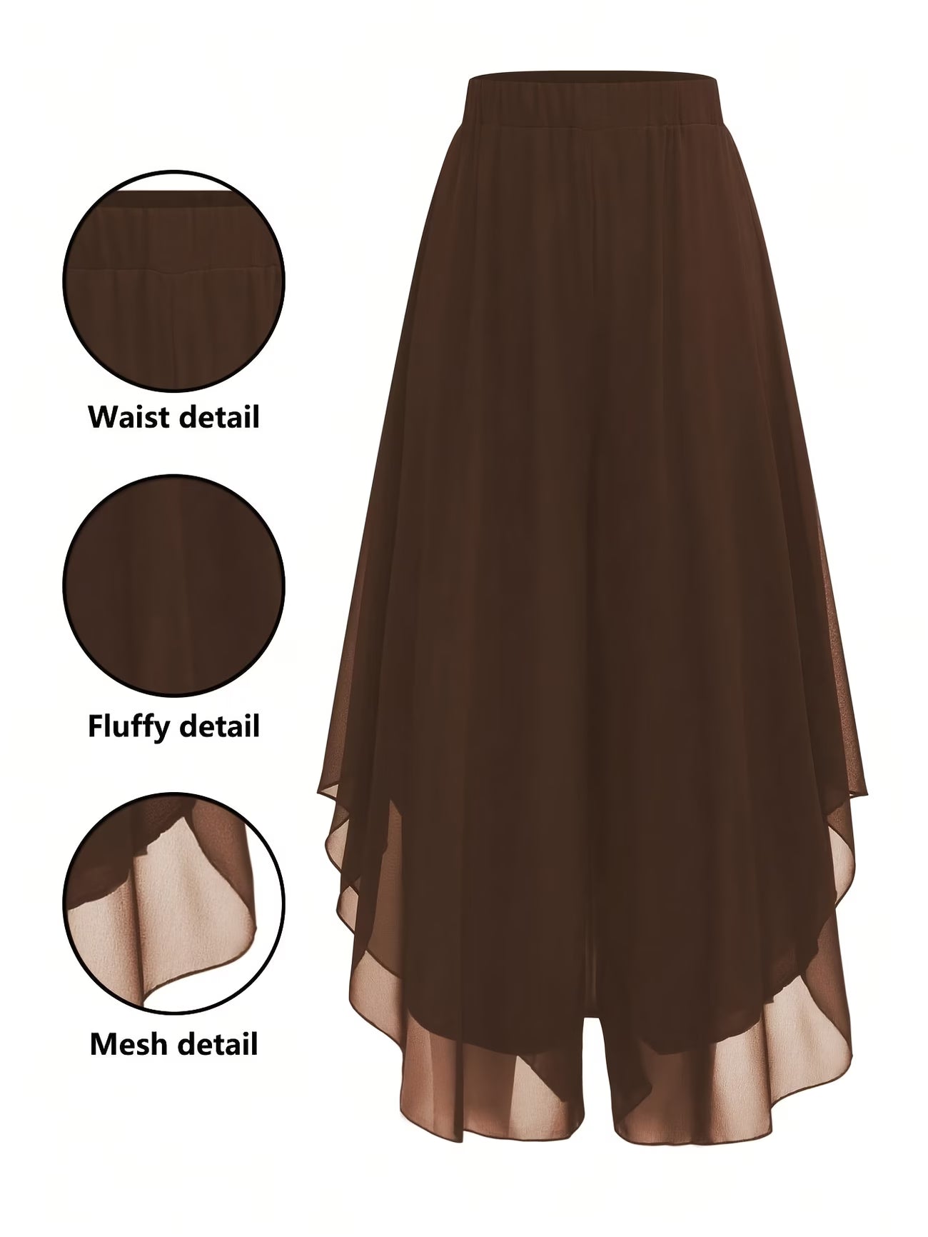 Elegant & Stylish Women's Chiffon Flared Pants.