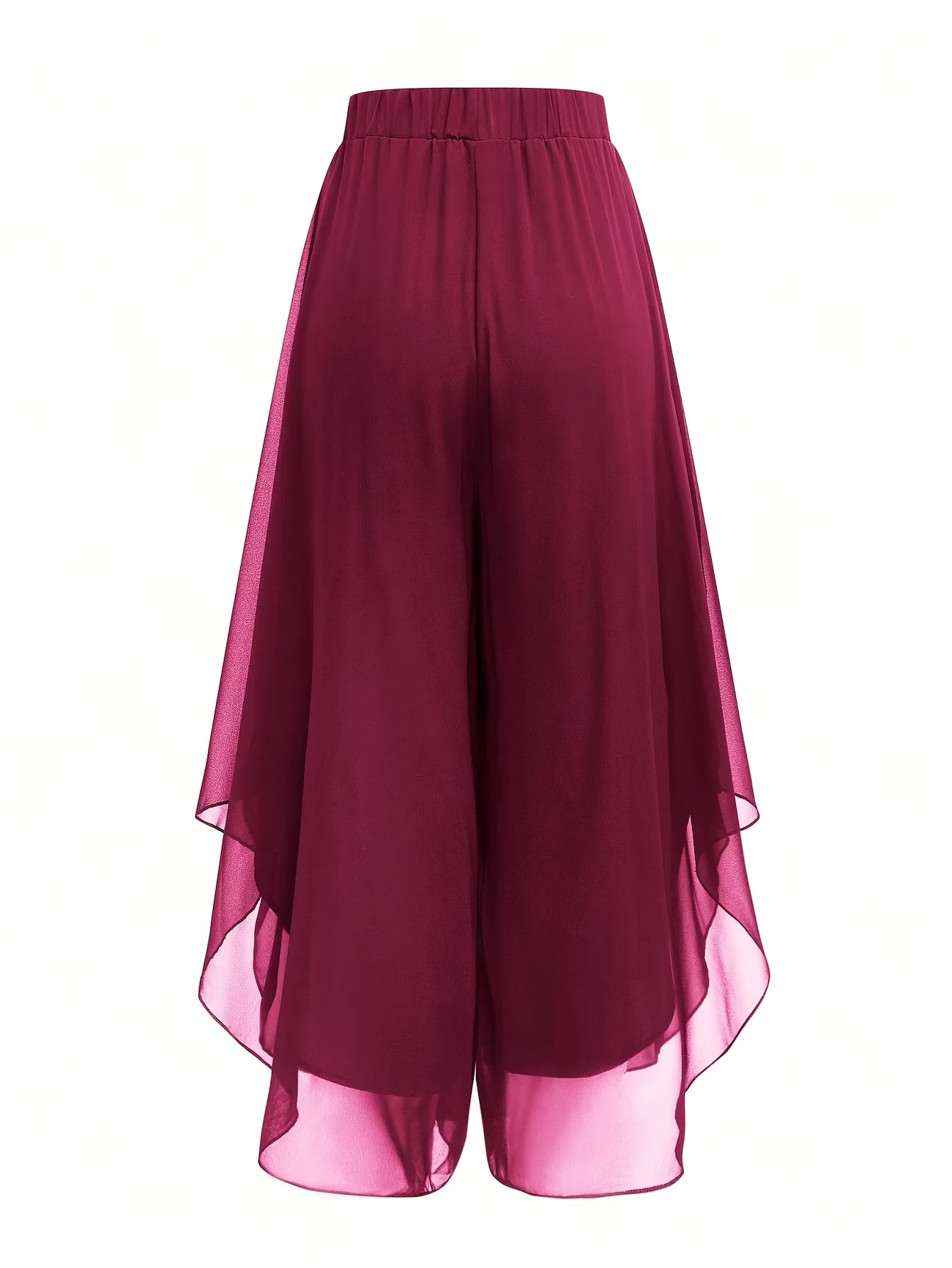 Elegant & Stylish Women's Chiffon Flared Pants.