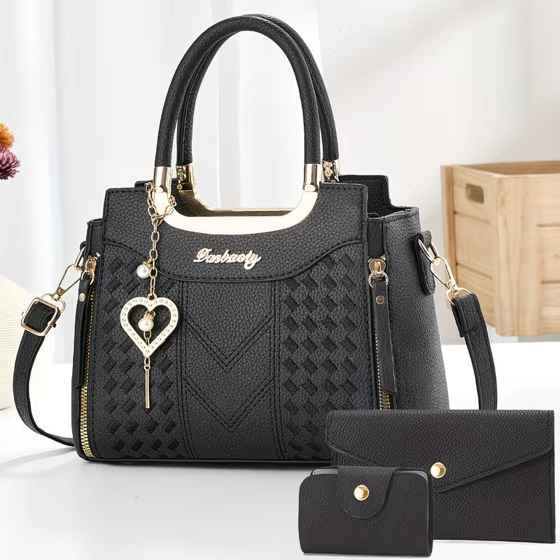 Embroidered Signature High Quality Large Capacity Tote.