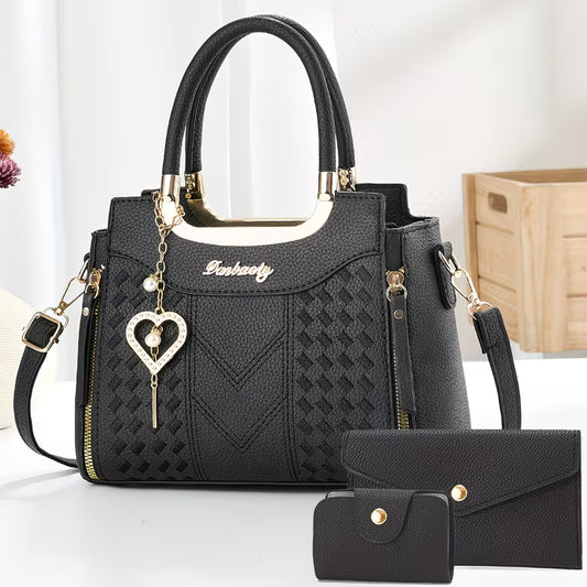 Embroidered Signature High Quality Large Capacity Tote.