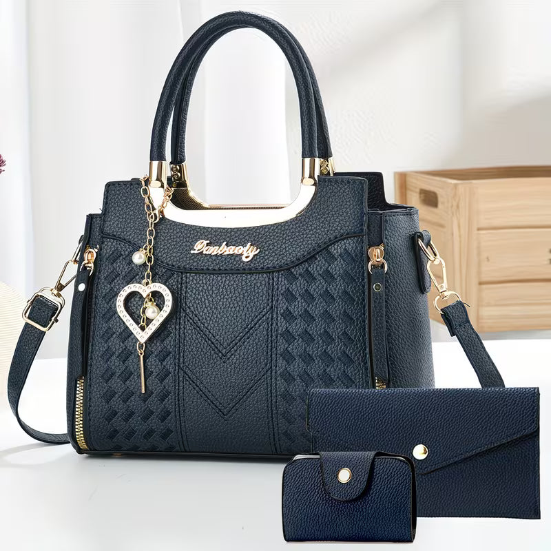 Embroidered Signature High Quality Large Capacity Tote.