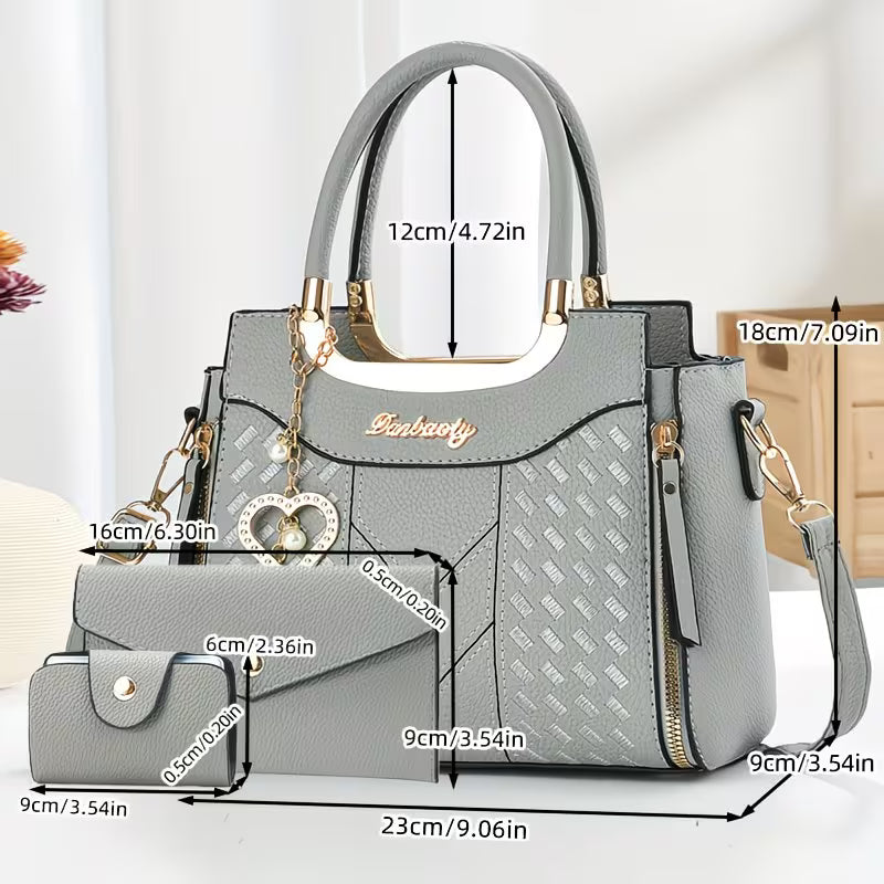 Embroidered Signature High Quality Large Capacity Tote.