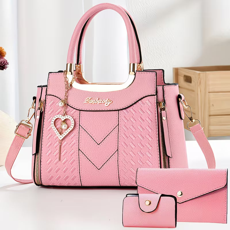 Embroidered Signature High Quality Large Capacity Tote.