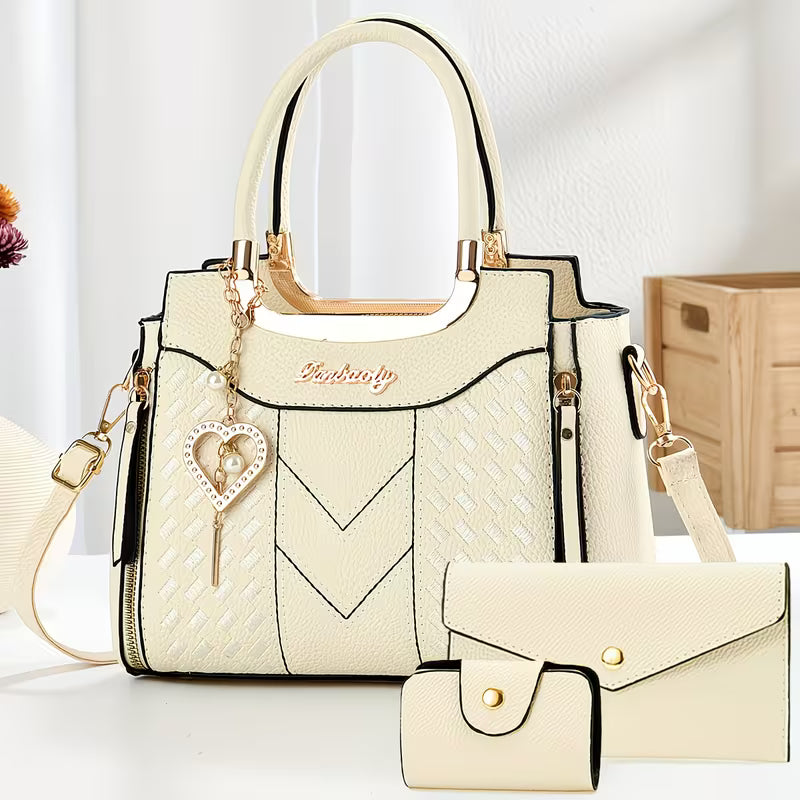 Embroidered Signature High Quality Large Capacity Tote.
