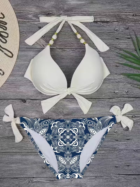 Ethnic Style Separated Bikini.
