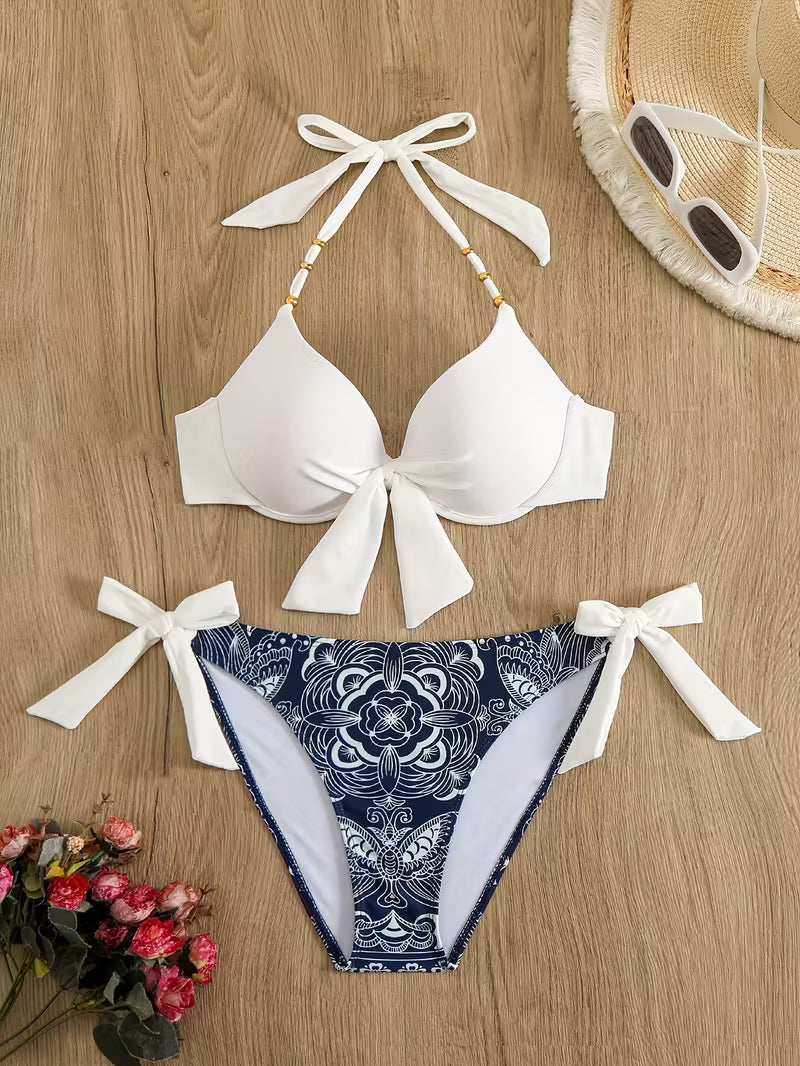 Ethnic Style Separated Bikini.