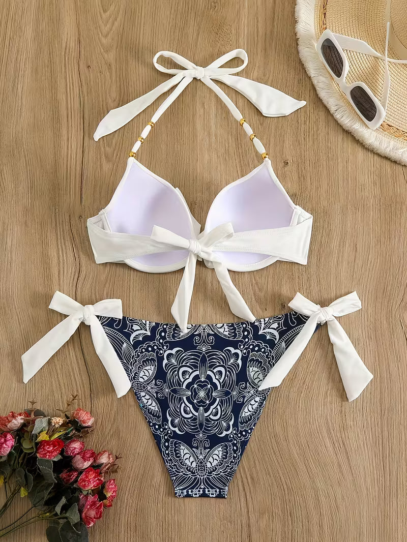 Ethnic Style Separated Bikini.