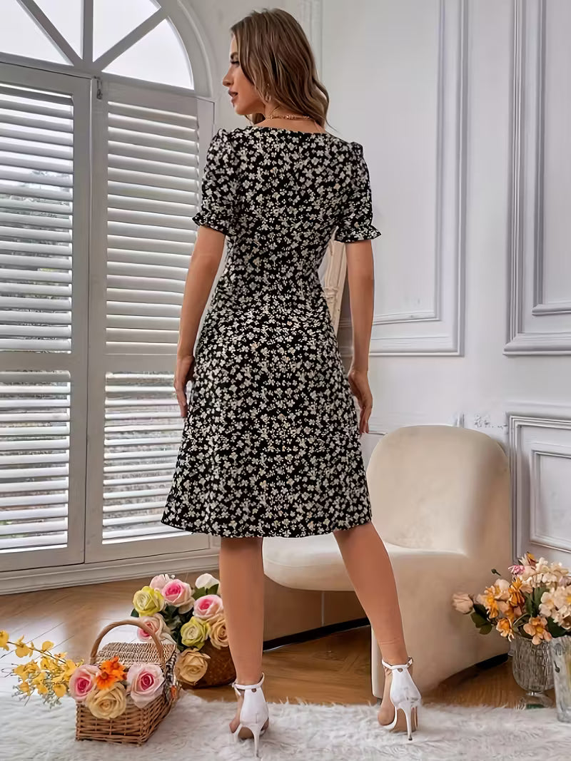 Fashion Women's Summer Print Dress.