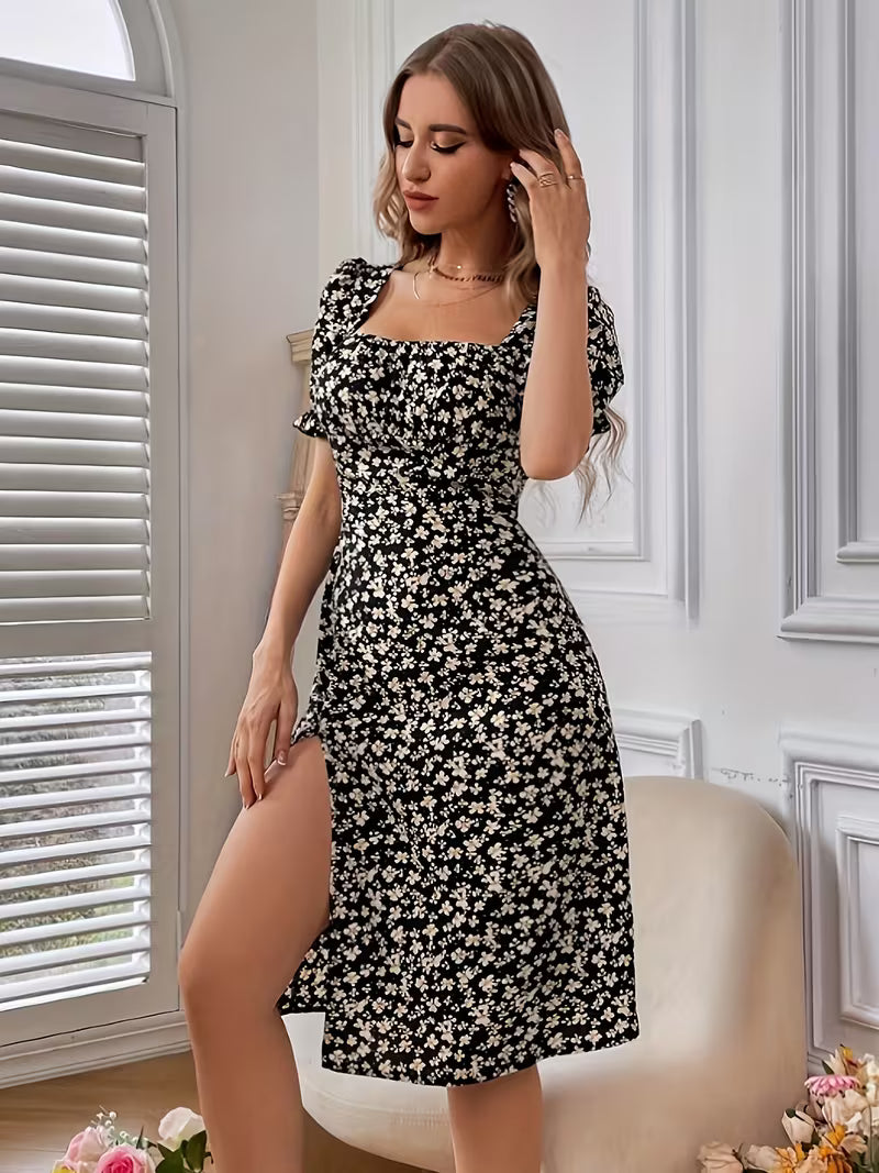 Fashion Women's Summer Print Dress.