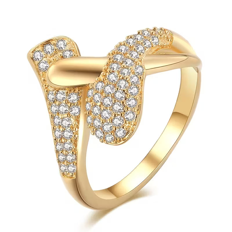 Fashionable Micro-Inlaid Zirconia Rings.