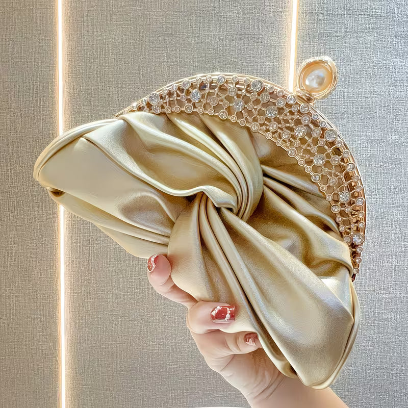 Fashionable "Occasion" Bag with Golden Accents.