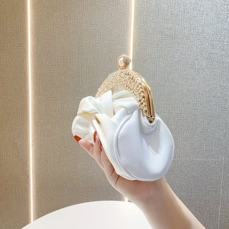 Fashionable "Occasion" Bag with Golden Accents.