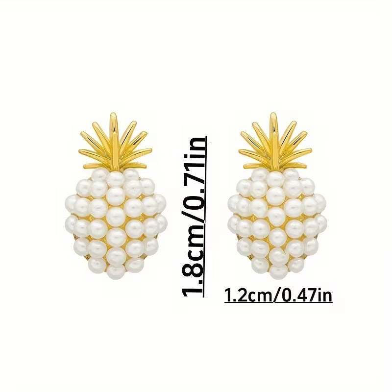 Fashionable and Creative Exquisite Pineapple Earrings.