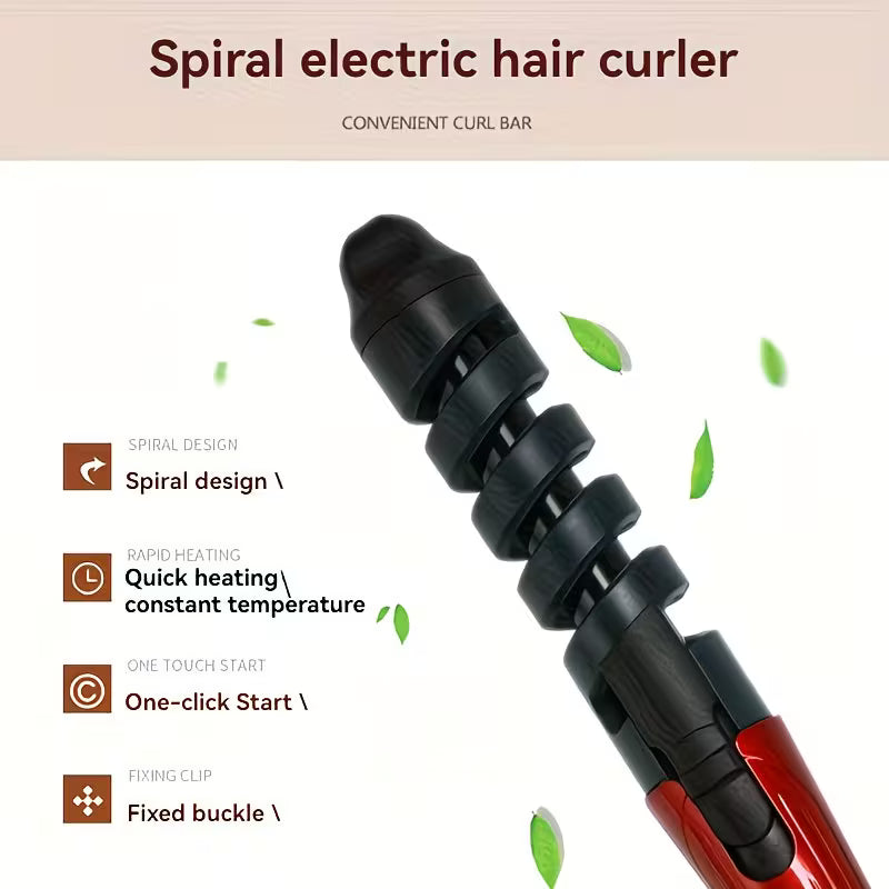 Featuring Anti Scald Spiral Curlers.