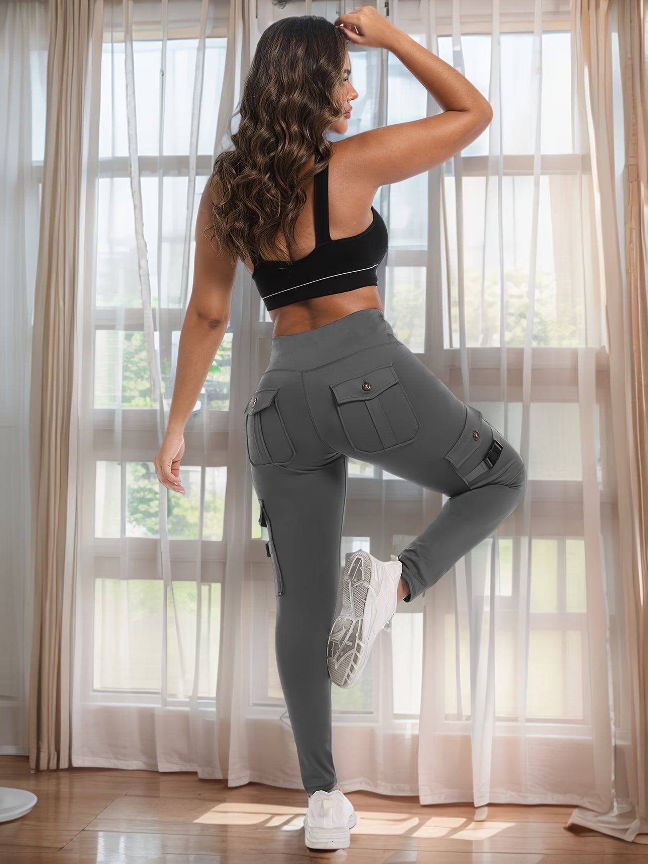 Four-Button Utility Sport Pants.