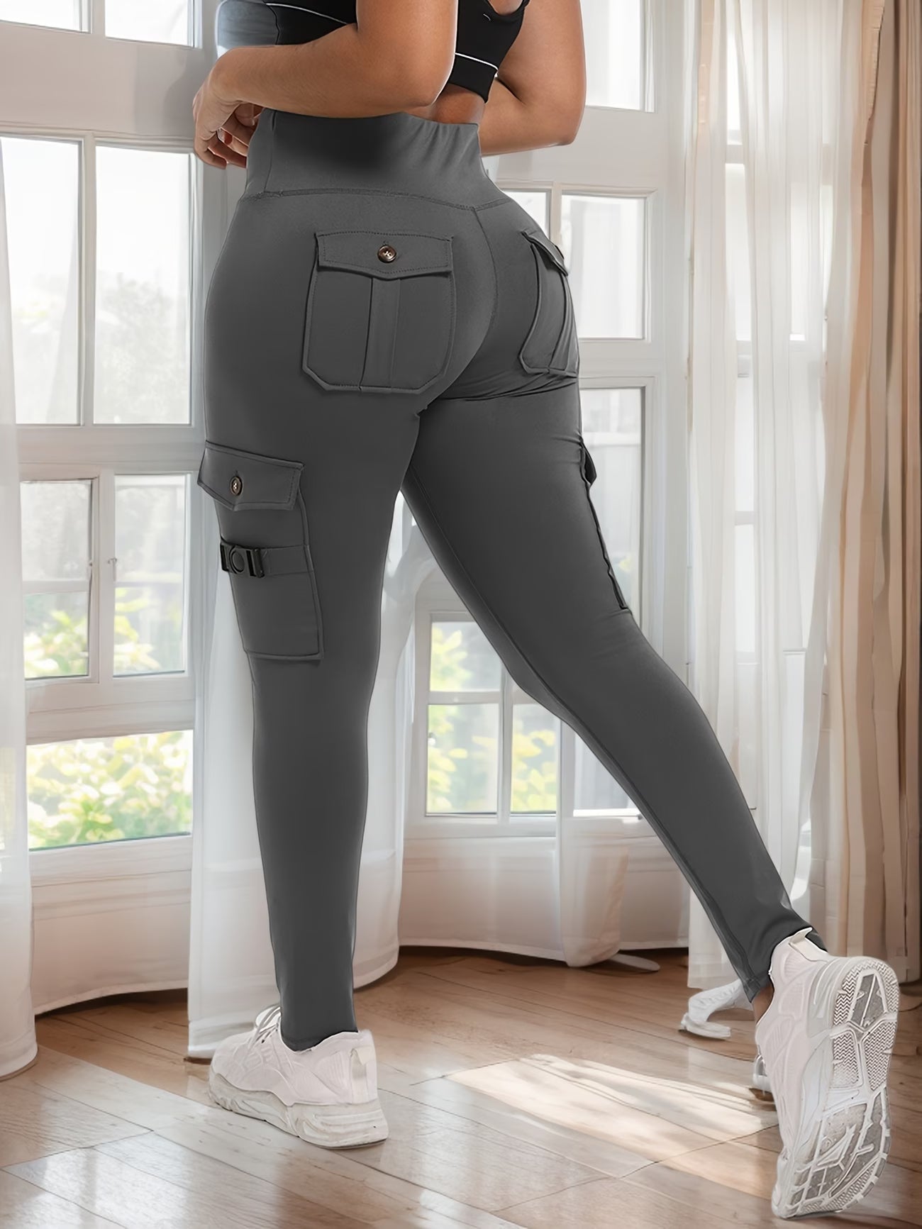 Four-Button Utility Sport Pants.
