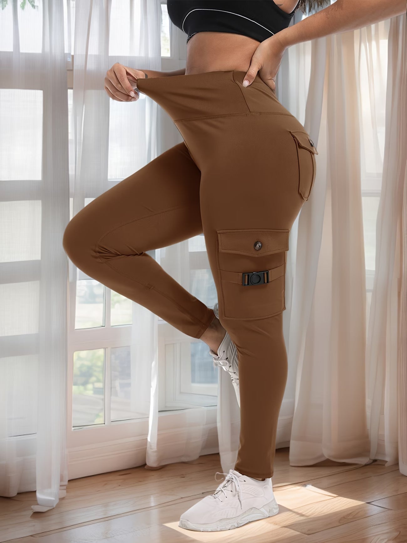 Four-Button Utility Sport Pants.