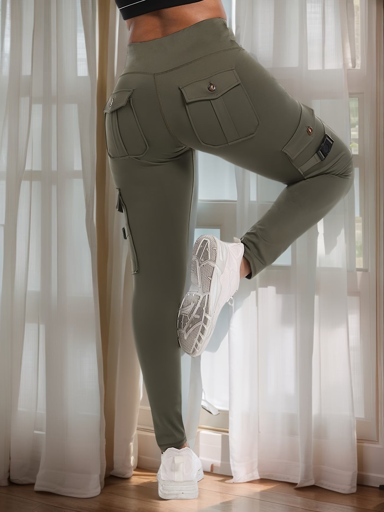 Four-Button Utility Sport Pants.