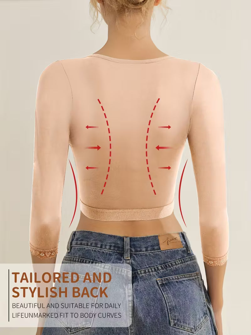 Front-Zipper Shaping Camisole Bras.