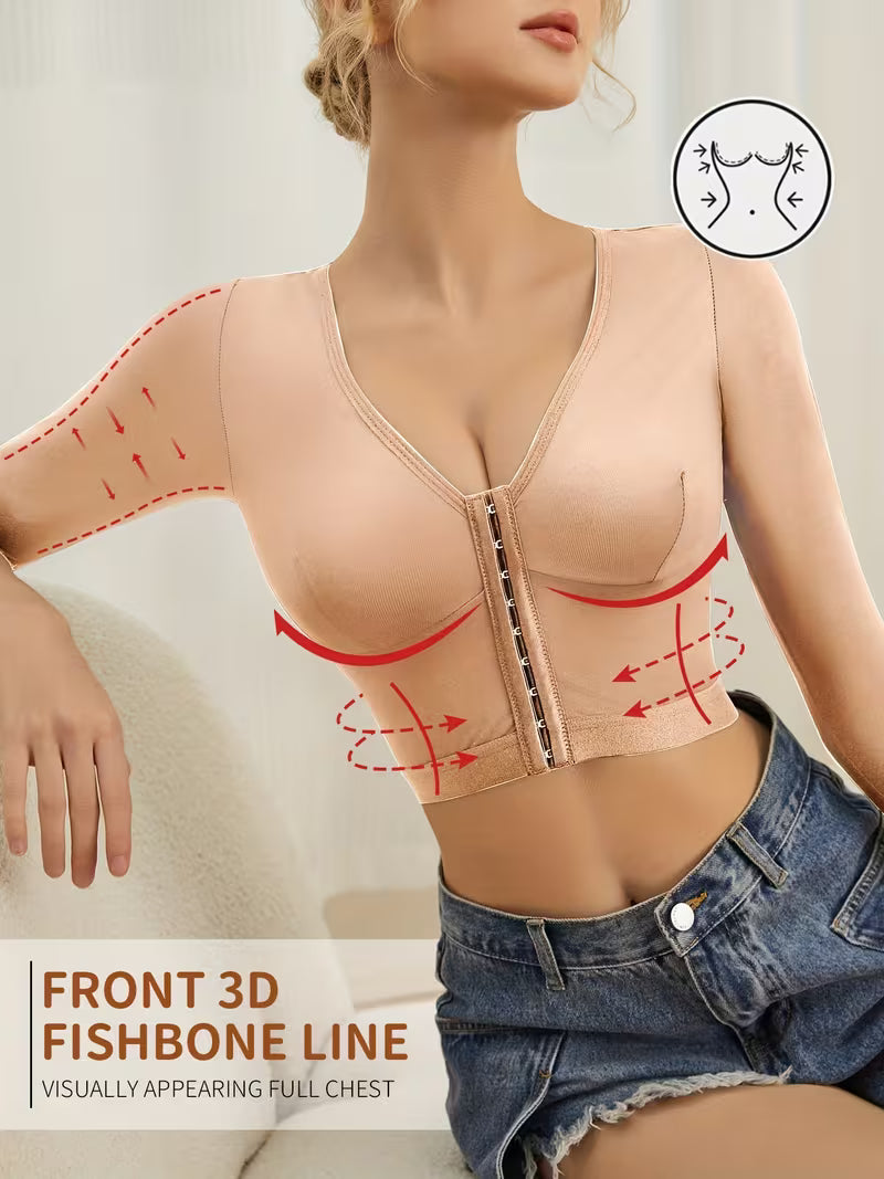 Front-Zipper Shaping Camisole Bras.