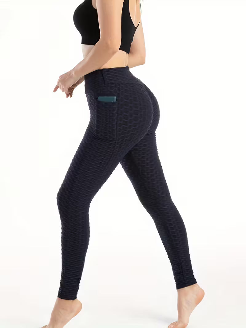 Geometric Patterned Yoga Pants.