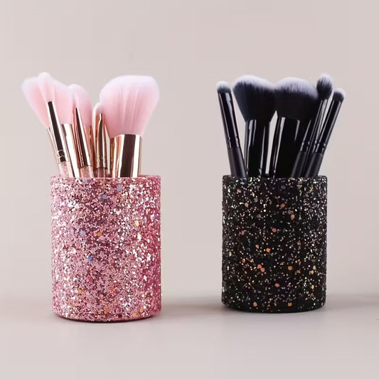 Glitter Makeup Brush Holder