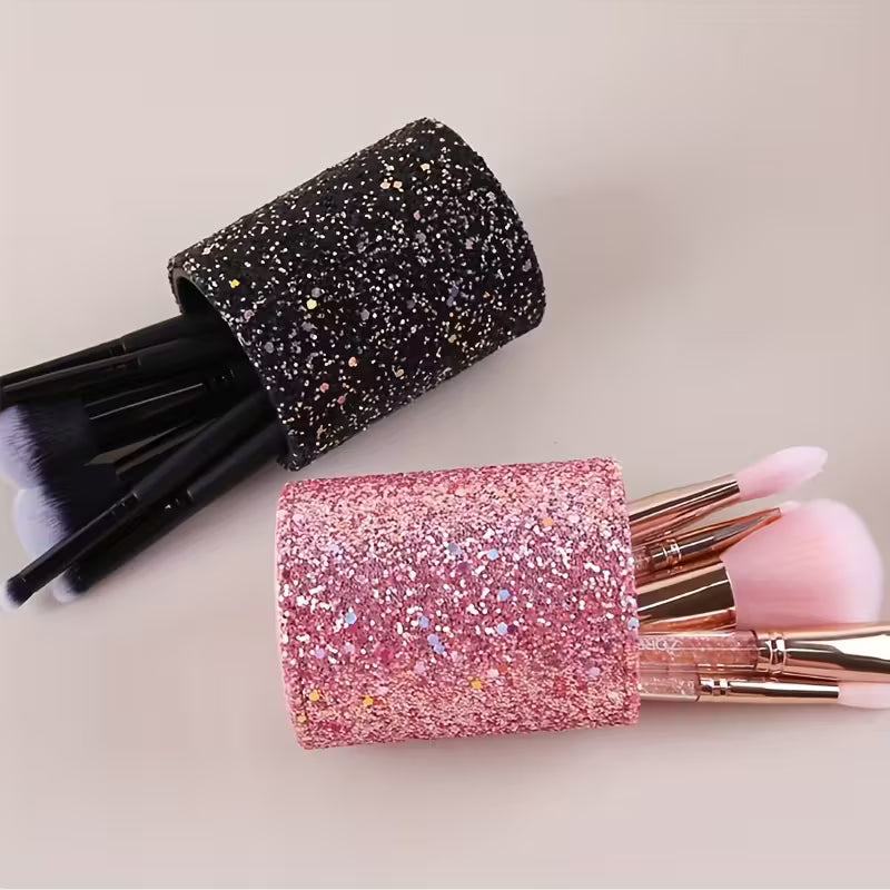 Glitter Makeup Brush Holder