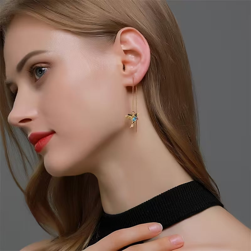 Gorgeous Hummingbird Wedding & Party Earrings.
