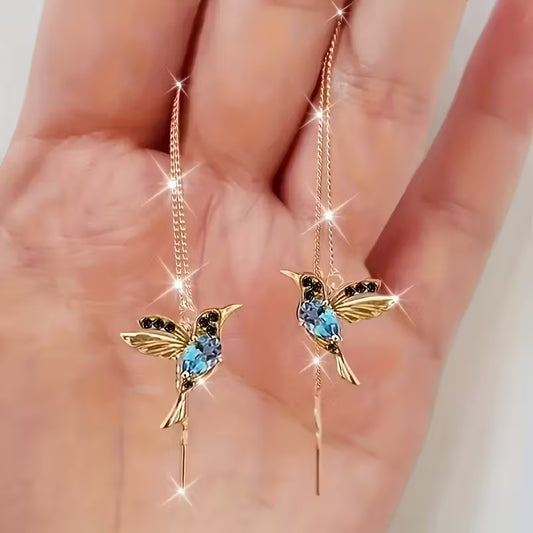 Gorgeous Hummingbird Wedding & Party Earrings.