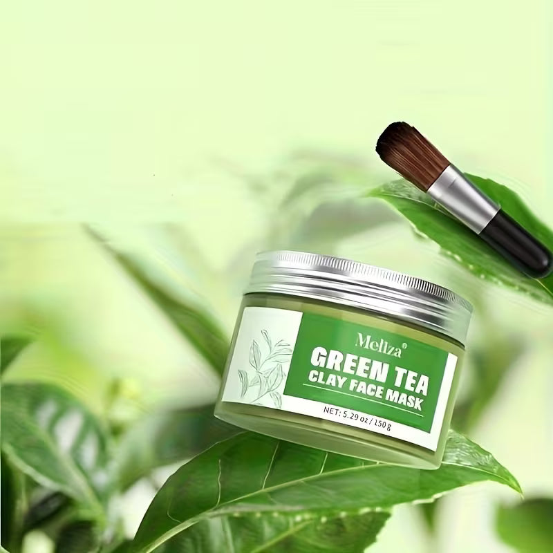 Green Tea Cleansing Pore Detox & Physical Exfoliation Paste Mud.