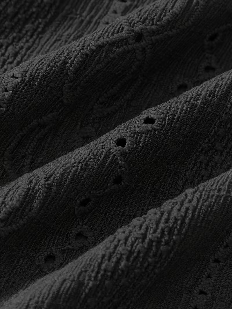Half-Sleeve Open Front Blazer.