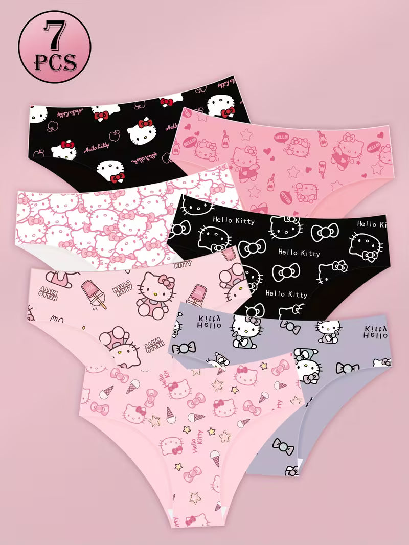 Hello Kitty 7-Pack "Ice Silk" Panties.
