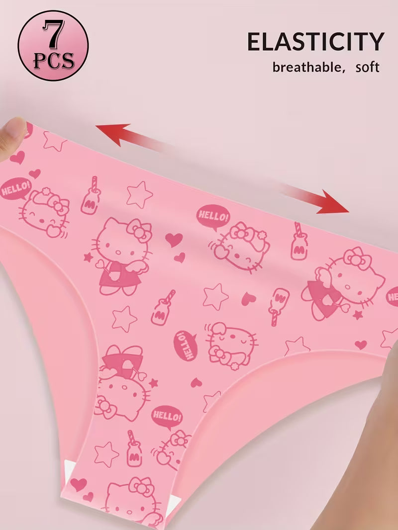 Hello Kitty 7-Pack "Ice Silk" Panties.