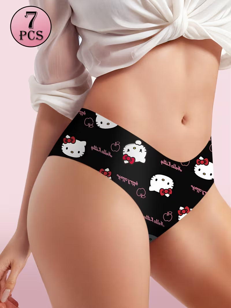 Hello Kitty 7-Pack "Ice Silk" Panties.