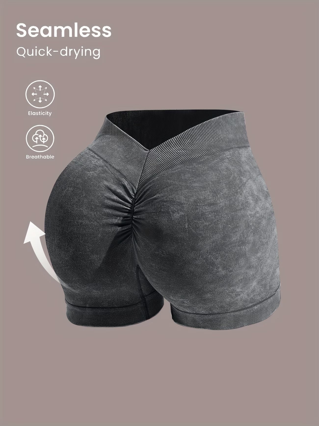High-Stretch Butt-Lifting Shorts.