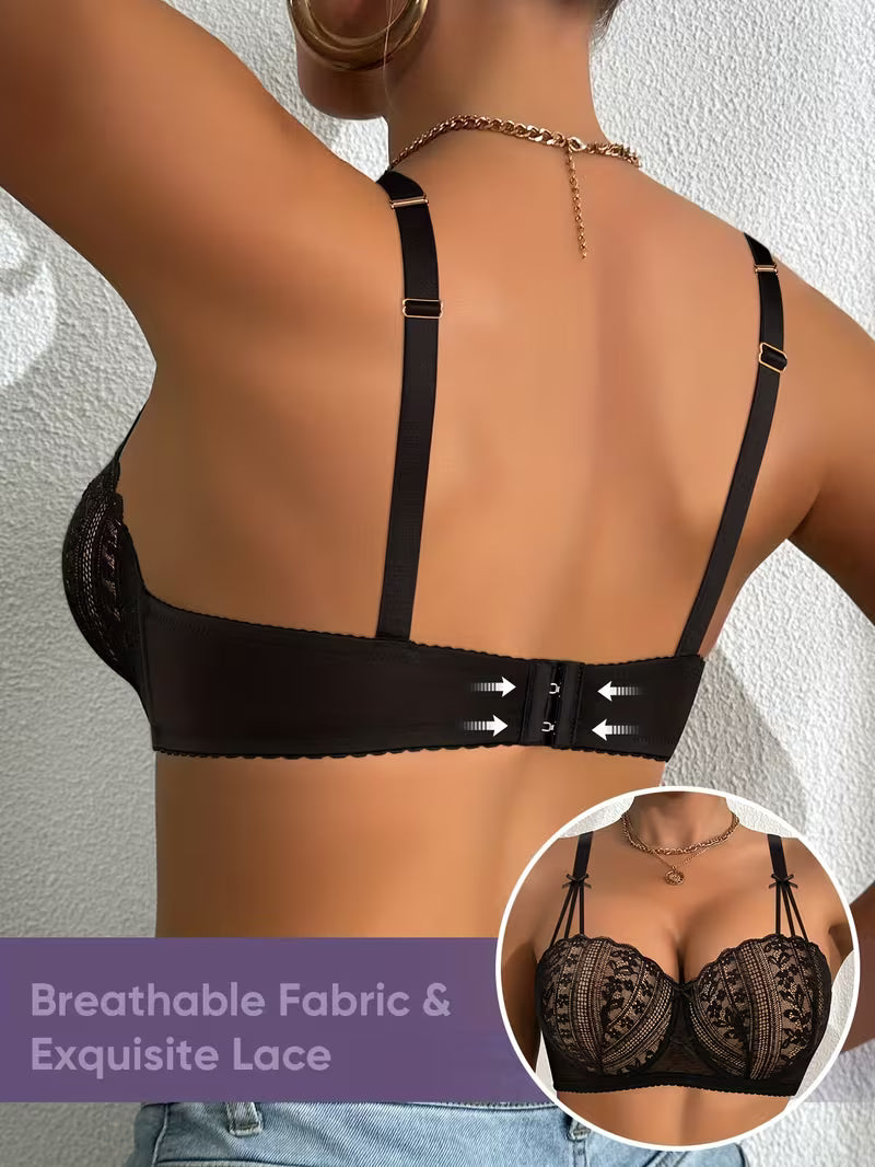 High-Support Mesh Bras.