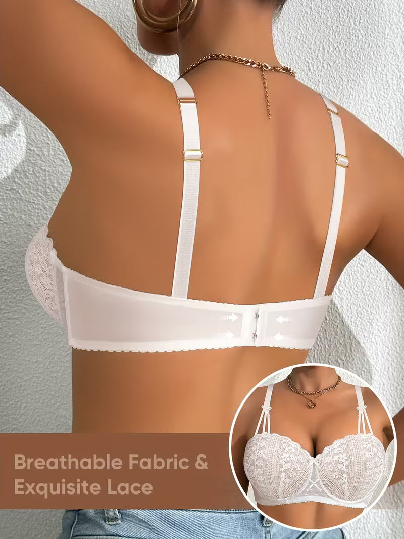 High-Support Mesh Bras.