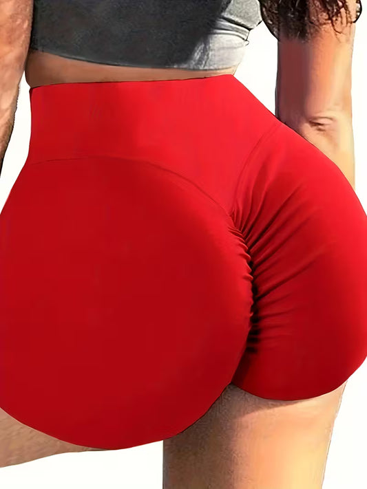 High-Waist Sculpting Yoga Shorts.