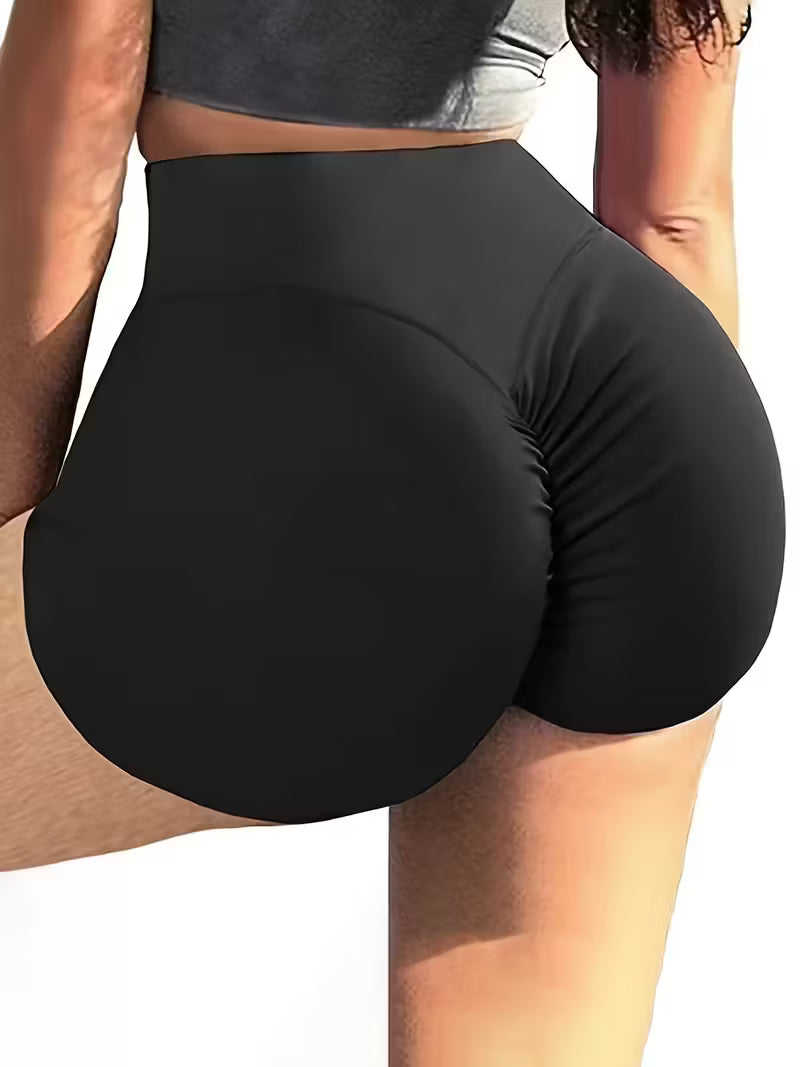 High-Waist Sculpting Yoga Shorts.