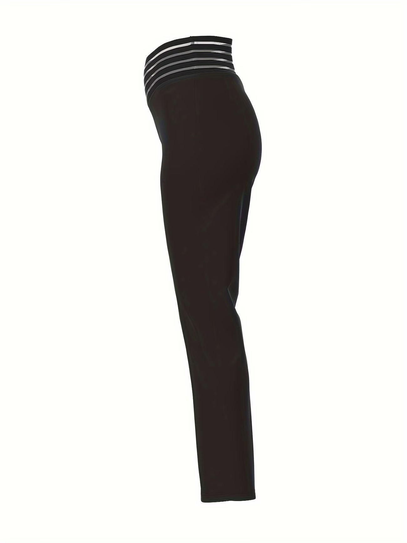 High-Waisted Straight-Ankle Trousers.